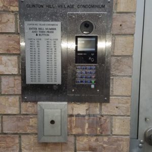 Multi residential intercom panel with directory