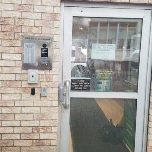 Multi residential intercom panel front door